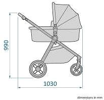 Baby Buggy Maxi-Cosi Street+ 2-in-1 Essential, Graphite Technical draft