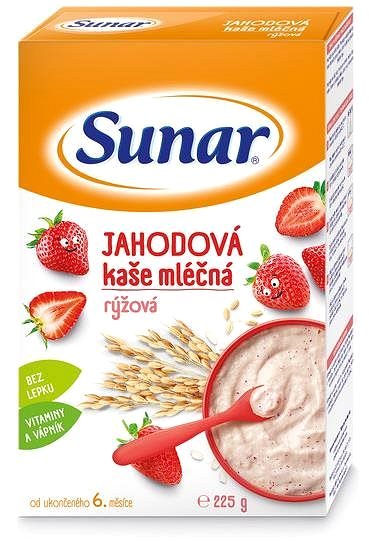 Mléčná kaše Sunar jahodová kaše mléčná rýžová 6× 225 g ...