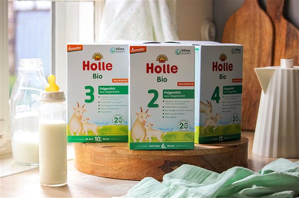Dojčenské mlieko HOLLE Bio mliečna výživa pokračovacia na báze kozieho mlieka 4, 400 g ...