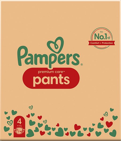Bugyipelenka PAMPERS Premium Care Pants 4-es méret (114 darab) ...