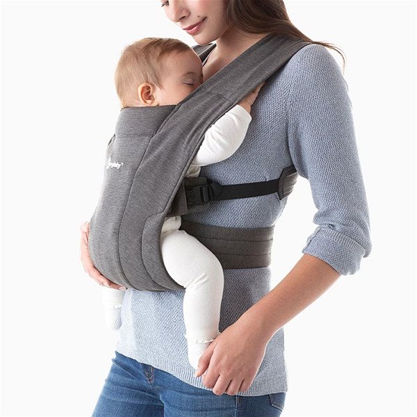 Nosič pre dieťa ERGOBABY Embrace nosič – Heather Grey Lifestyle