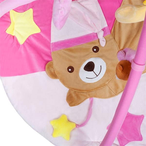 Hracia deka PlayTo hracia deka s melódiou spiaci medvedík – ružová Screen