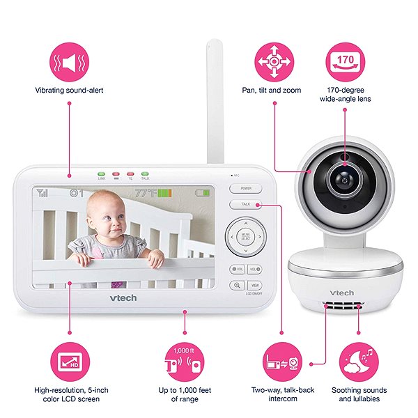 Baby Monitor VTech VM5261 Features/technology