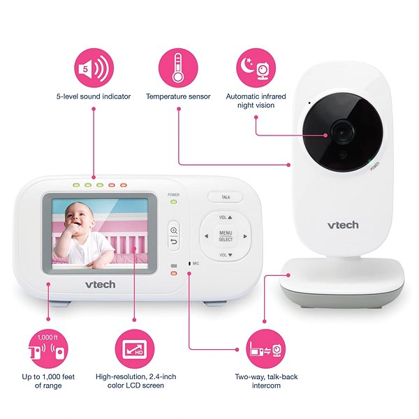Baby Monitor VTech VM2251 Features/technology