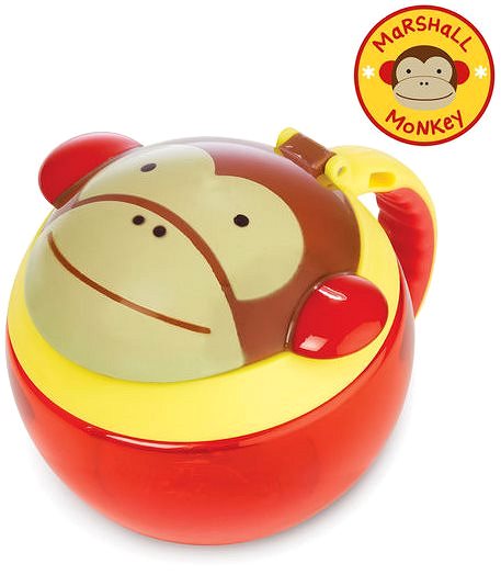 Snack Box Skip Hop Zoo Cookie Cup - Monkey Lateral view