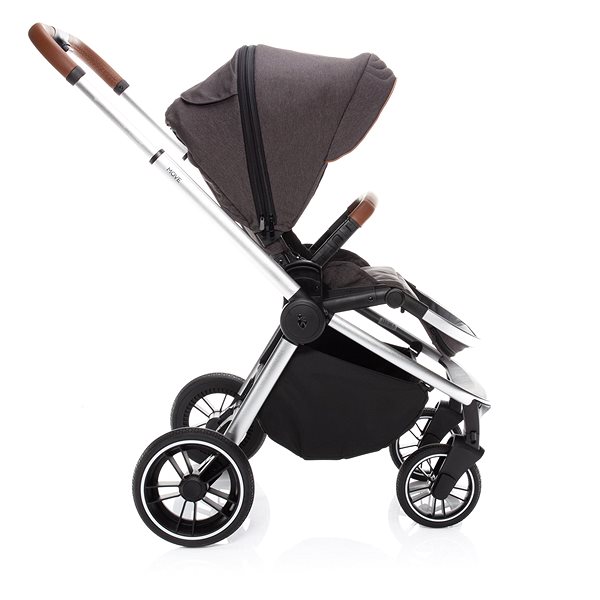 Baby Buggy Zopa Move Rocky Grey/Silver Lateral view