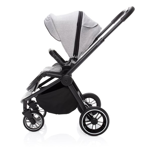 Baby Buggy Zopa Move Silver Grey / Black Lateral view