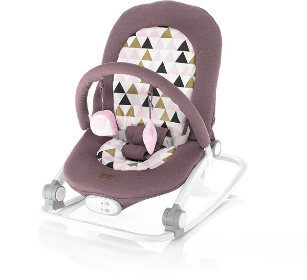 Baby Rocker Zopa Relax Pink Triangles Features/technology