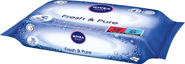 Popsitörlő Nivea Baby Wipes Fresh & Pure 63 db ...