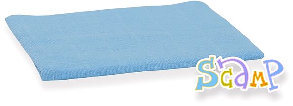 Mosható pelenka SCAMP textil pelenkák kék (3 db) ...