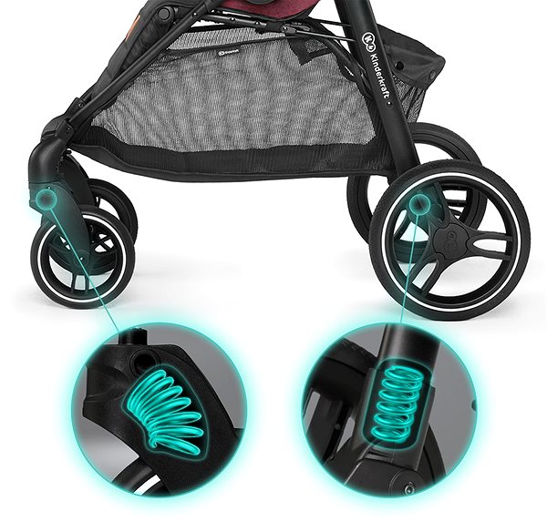 Baby Buggy Kinderkraft Grande 2020 Black Features/technology