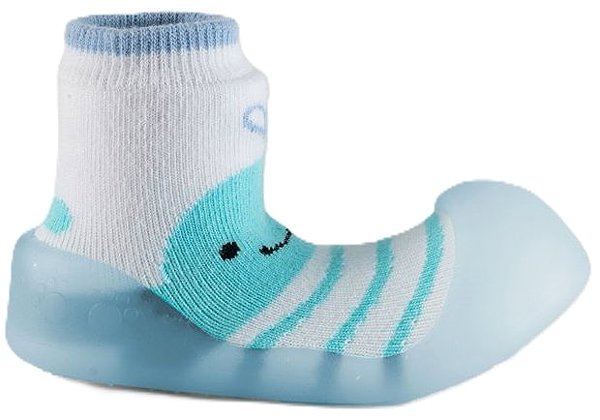 Chameleon Sock Booties Whale size 115 .