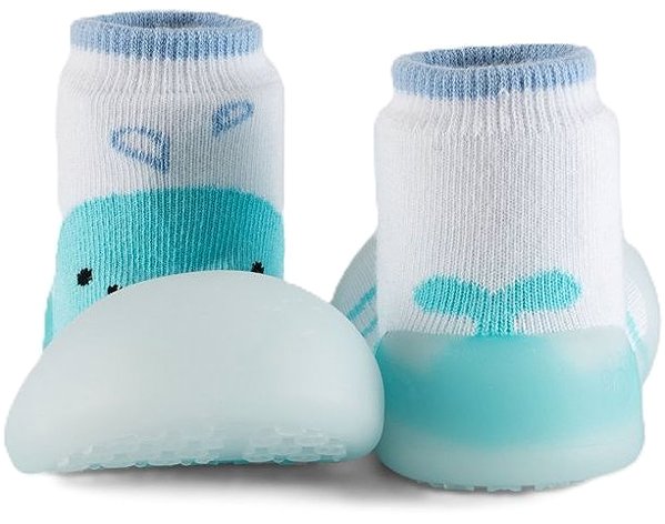 Chameleon Sock Booties Whale size 115 .