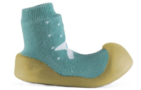 Chameleon Sock Booties Blue Starfish size 115 .