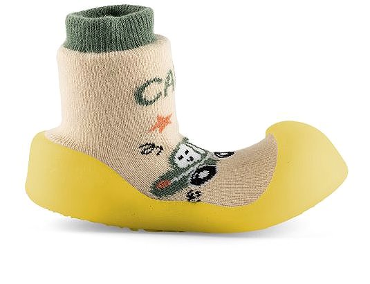 Chameleon sock booties Cars size 115 .