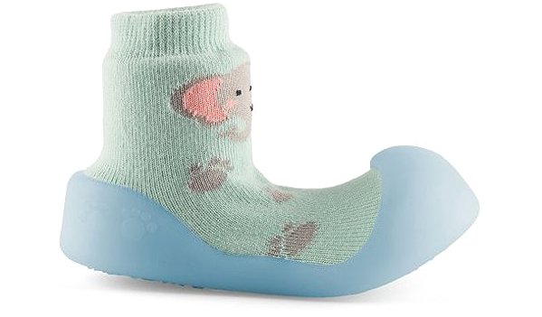 Chameleon sock booties Elephant size 115 .