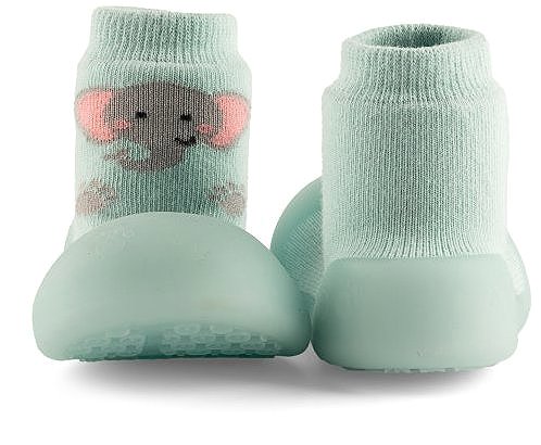 Chameleon sock booties Elephant size 115 .