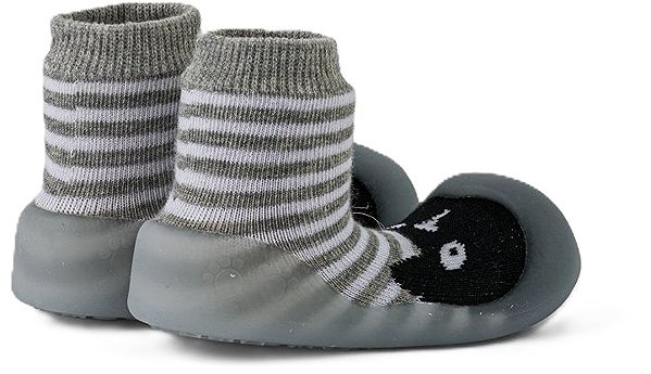 Chameleon Sock Booties Bear Black size 125 .