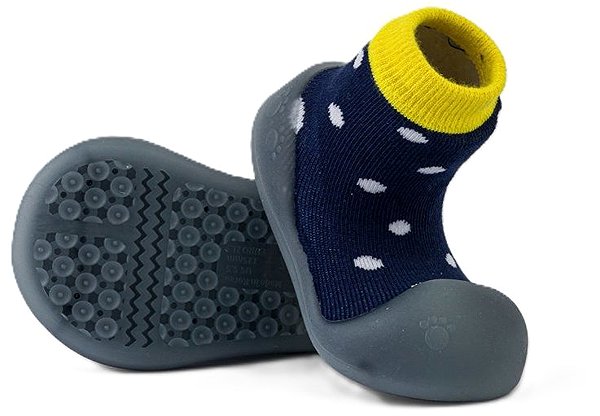 Chameleon Socks Polka Navy size 115 .