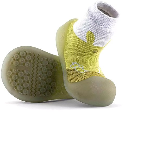 Chameleon Sock Booties Avocado Rabbit size 115 .