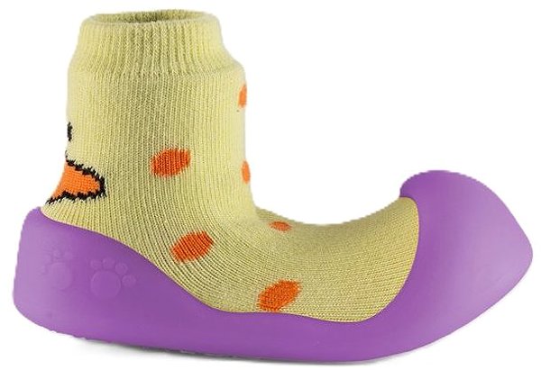 Chameleon Sock booties Cute Duck size 115 .