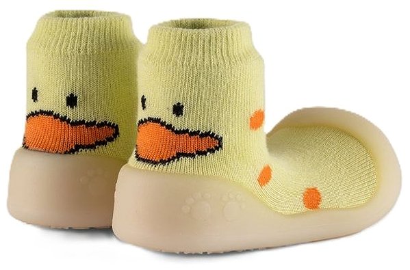 Chameleon Sock booties Cute Duck size 115 .