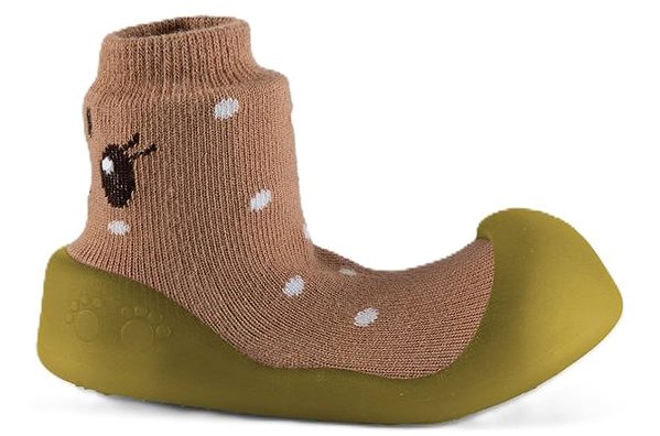Chameleon Sock Booties Squirrel size 115 .