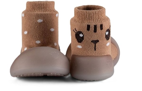 Chameleon Sock Booties Squirrel size 115 .
