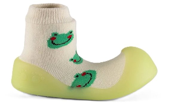 Chameleon Sock booties Frog size 115 .