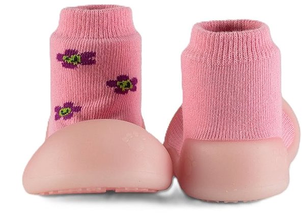 Chameleon Sock Booties Flower size 115 .