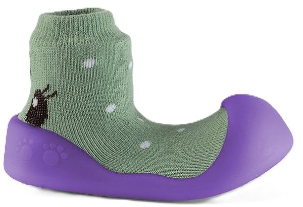 Chameleon Sock Booties Green Squirrel size 115 .