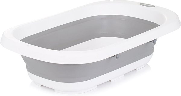 CHIPOLINO baby bath with changing mat and stand Fiore Grey .