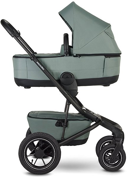 Baby Buggy EASYWALKER Combination pushchair Jimmey Thyme Green XXL AIR + RWS ...