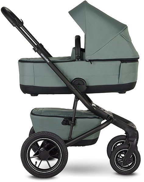 Baby Buggy EASYWALKER Combination pushchair Jimmey Thyme Green XXL AIR + RWS ...
