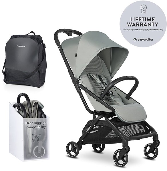 Baby Buggy EASYWALKER Rockey S, Sports Stroller, Fresh Green ...