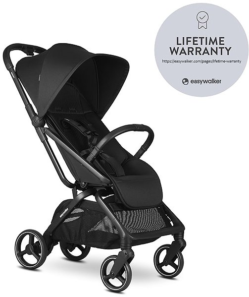 EASYWALKER Rockey M sports pushchair, Pure Black.