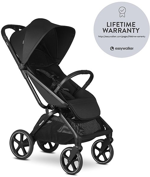 Baby Buggy EASYWALKER Rockey L, Sports Stroller, Pure Black ...