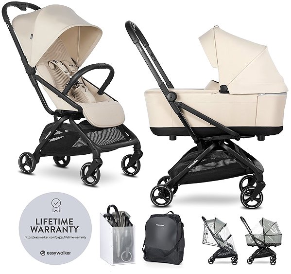 EASYWALKER Rockey S Bright Taupe pushchair.