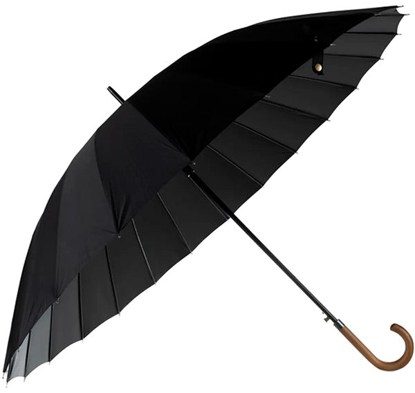 Deštník Malatec Deštník holový, 24 drátů, 124 cm, černý ...