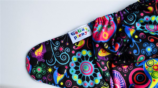 Diaper panties Cloth diaper All in One Peacock .