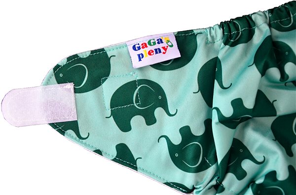 Diaper panties Cloth diaper All in One Elephant Velcro .