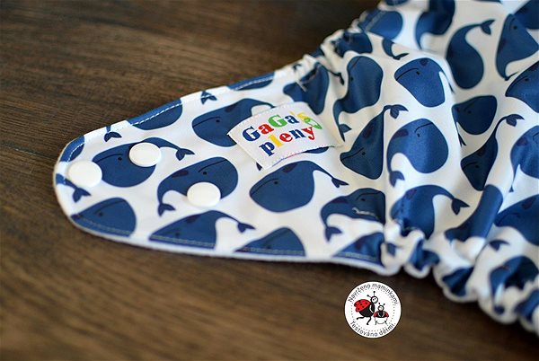 Diaper panties Cloth diaper All in One Whale .