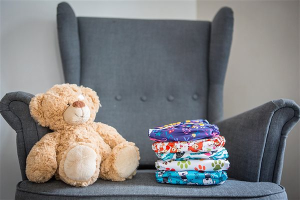 All in One Dinosaur Cloth Diaper Panties .