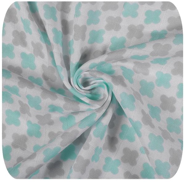 Mosható pelenka XKKO bambusz pelenkák 70×70 - Scandinavian Mint Mix, 3 db ...