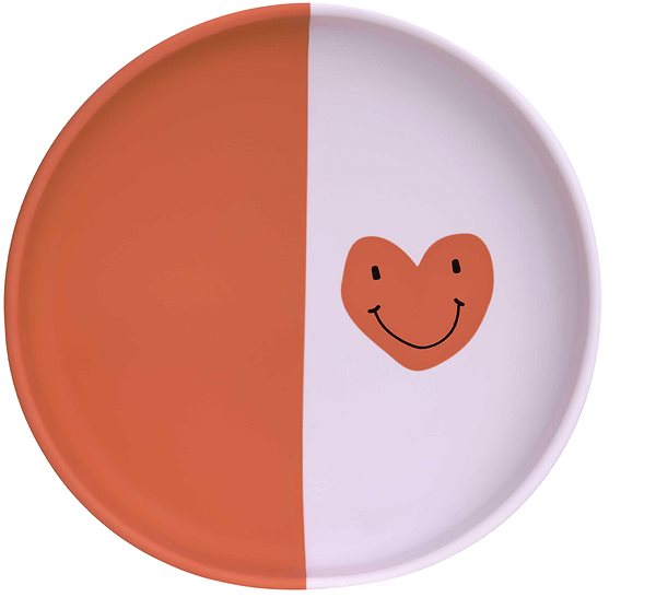 Gyerek tányér Lässig Plate Happy Rascals Heart lavender ...