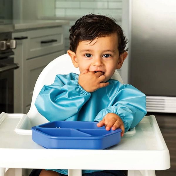 Gyerek tányér Tiny Twinkle tányér fedővel Blue ...