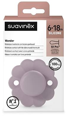 Cumi Suavinex Wonder Sx Pro, fiziológiai, 6-18 hónapos kor között, Mist Lavender ...