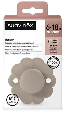 Cumlík Suavinex Wonder sx pro fyziologický 6-18 m Gray Clouds ...