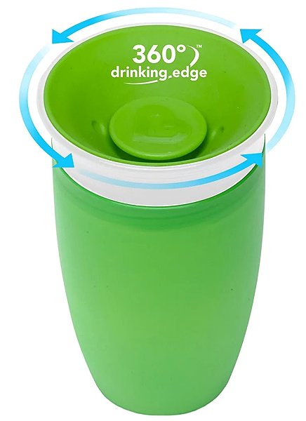 Dětský hrnek Munchkin Juniorský netekoucí hrneček 360° 296 ml zelený ...