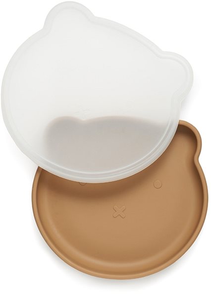 Kidnort Retter plate with lid dark .
